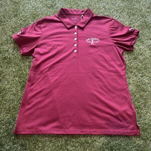NWT PUMA Women’s Size XL D&F Charity Golf Classic Burgundy W Fusion Polo Shirt